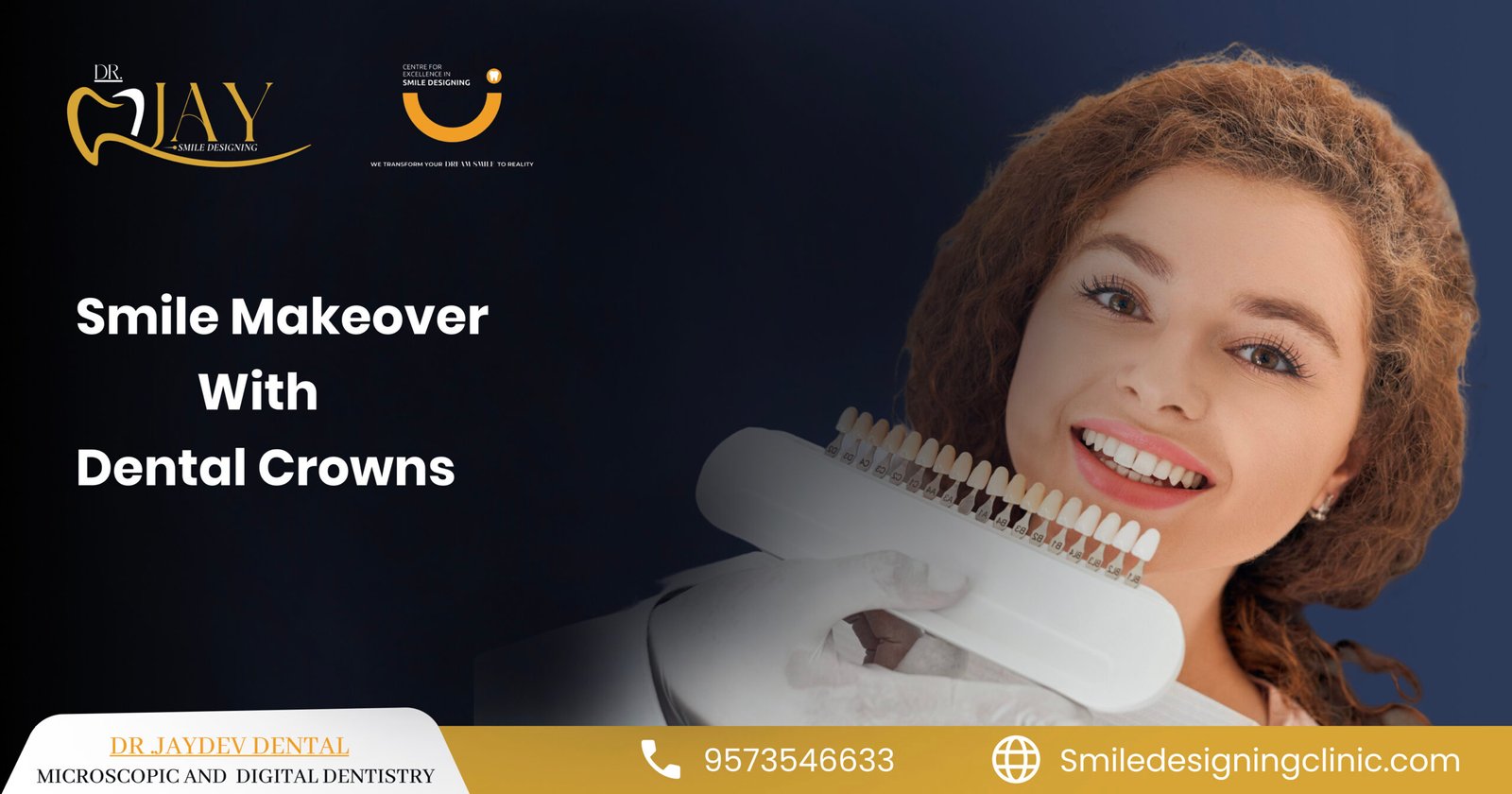 smile make over with dental crowns